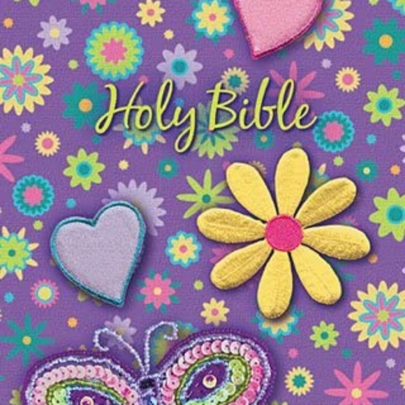 NKJV, Sequin Bible, Flexcover, Purple - Picture 4 of 4